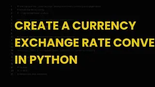 Create a currency exchange rate converter in python