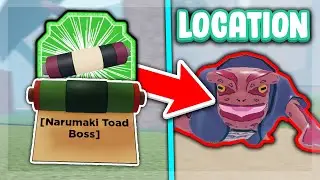 Narumaki Toad Boss Scroll Spawn Location | Narumaki Toad Spirit Remaster Showcase | Shindo Life