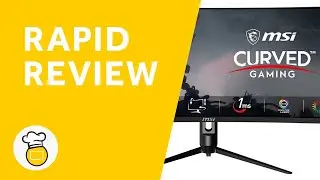 MSI Optix MAG342CQR: Curved Gaming Monitor Rapid Review!