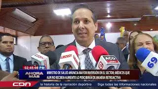 Ministro de Salud anuncia mayor inversión en el sector