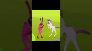 FAMILY MUSCLE HOPPY HOPSCOTCH VS FAMILY MUSCLE CRAFTYCORN Poppy Playtime 3 Cartoon Animation 