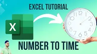 ⏱ Convert Numbers to Time in Excel | Rohit Narang
