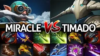 MIRACLE Gyrocopter VS TIMADO Superman Top Pro Carry Battle Dota 2
