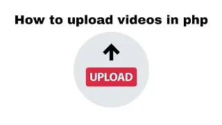How to insert videos in PHP
