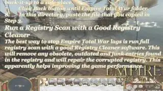How to fix Empire Total war Lag