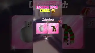 DRESS TO IMPRESS ALL CODES FOR FASHION ICON 😁 #roblox #dresstoimpress #dti