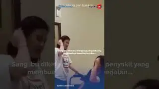 Momen Haru Gadis SMA Ikhlas Rawat Ibu yang Sakit sebelum Berangkat Sekolah