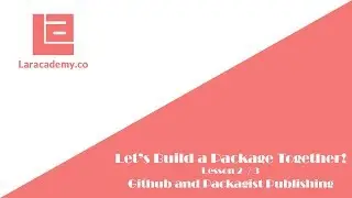 Let's build a Laravel Package - Publishing on Packagist