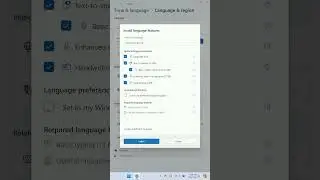 How to Change the Operating System Language in Windows 11