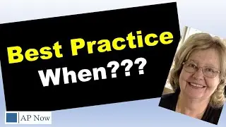 Accounts Payable Process Best Practice: Vendor Setup
