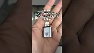 Poyiccot USB C to USB A Adapter, 3.1 Gen 2 USB to USB C (10Gbps) Unboxing #shorts #unboxing #typec