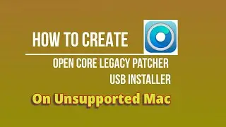OCLP USB Installer Creation On Unsupported Mac