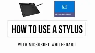 How to use Stylus with Microsoft Whiteboard