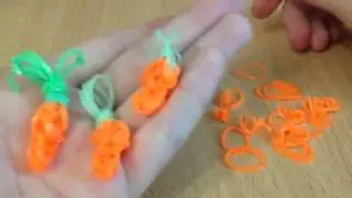 Морковка из резинок на крючке