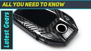 Carbon Fiber Case Cover for 2017-2019 BMW Touchscreen Display Key Fob - Luxury Upgrade!