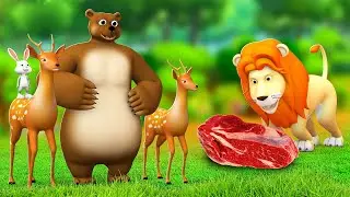 இரண்டு மான் மற்றும் கரடி - Two Deer and Bear Story | 3D Tamil Moral Stories | JOJO TV Tamil Stories
