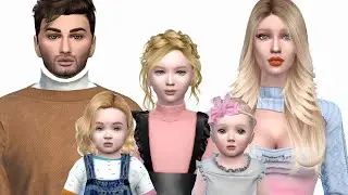 Astle Family | SIMS 4 CAS | CC Folder and Sim Download