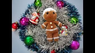 Crochet gingerbread | Free master class | Crochet | Yarn toys |