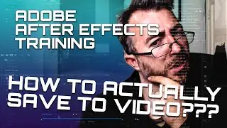 Adobe After Effects Beginner Training - How to render video using After Effects and Media Encoder
