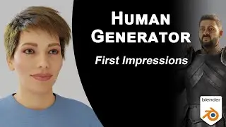 👬Human Generator Addon - First Impressions - Create realistic humans✔️