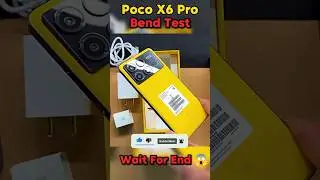 Poco X6 Pro Bend Test 💀| Will it Survive or Snap 🤔| Wait For End 😱| 