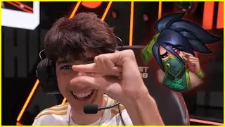 100T Sniper Does the Akali Emote on LCS Stage