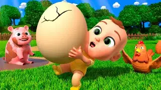 Humpty Dumpty Sat on a Farm 🥚 ! | olaalaa Nursery Rhymes & Baby Songs