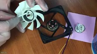 Lubricating a Computer Case Fan after Cleaning