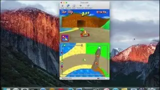 DeSmuME Nintendo DS Emulator on 15" Retina Macbook Pro