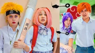 Akatsuki School - Episode 1! If else Naruto was in a regular school! Anime in real life!