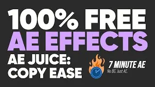 FREE After Effects Plugin - Copy/Ease | Adobe Tutorial