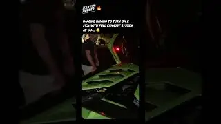 Turning on a Lamborghini SVJ In the Middle of the night