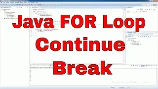 Java For Loop, continue, break