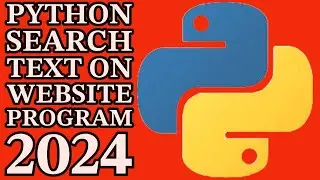 Python Web Scraping Beginners Tutorial: Search Text on Website Project 2024