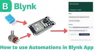New Blynk IoT platform with esp32 | how to setup automation in Blynk IoT app | #iot #blynk #esp32🔥🔥