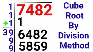 How To Find Cube Root By Long Division Method | Ghanmul Kaise Nikalte hai | Cube Root Short Tricks |