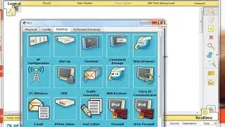 Wireless configuration with WEP, using Packet Tracer