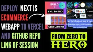 Deploying Your E-commerce Project on NextJS Vercel with GitHub Integration