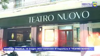 CERIOMONIA DI RIAPERTURAQ TEATRO NUOVO.