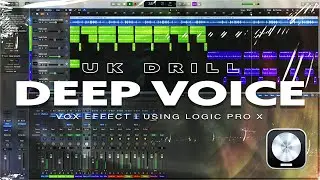 UK Drill Deep Voice Effect | Logic Pro X Tutorial