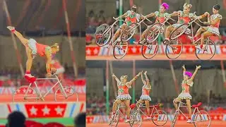 Cute Girls Amazing Cycle Circus | Must Watch | WhatsUp Tamizha
