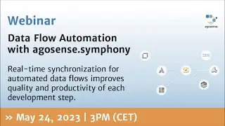Data Flow Automation with agosense.symphony - Real-time Synchronization • Webinar May 2023