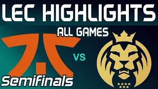 FNC vs MDK Highlights ALL GAMES | LEC Playoffs Semifinals 2024 | Fnatic vs MAD Lions KOI by Onivia