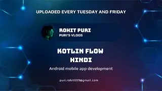 Learn Kotlin Flow in Hindi || Kotlin advance topics