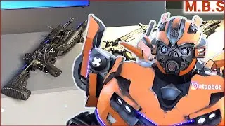 Techno Exhibition in Antalya. Robots, Circuit Boards, Drones, Tank and Helicopters