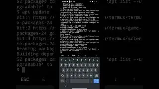 How to fix Termux update error