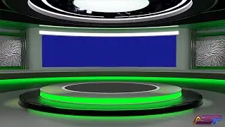 HD Green Screen Virtual Studio Green Free To Use