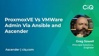 ProxmoxVE Vs VMWare Admin Via Ansible And Ascender