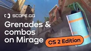 Grenades on MIRAGE you SHOULD KNOW! #CS2 #SCOPEGG