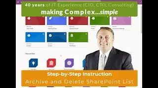 SharePoint - archive and delete lists [46.59]
